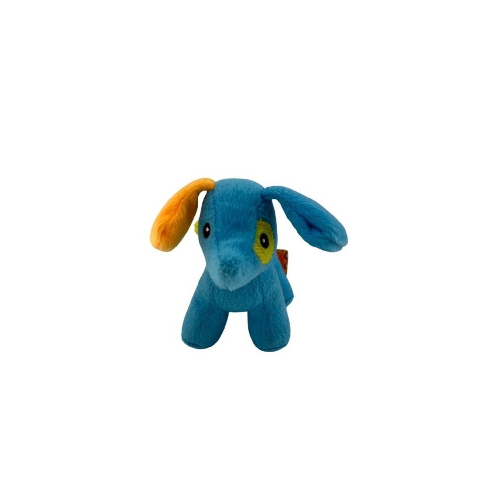 Battat B. You Blue Plush Dog Toy With Orange & Green Accents For Kids Mini Puppy